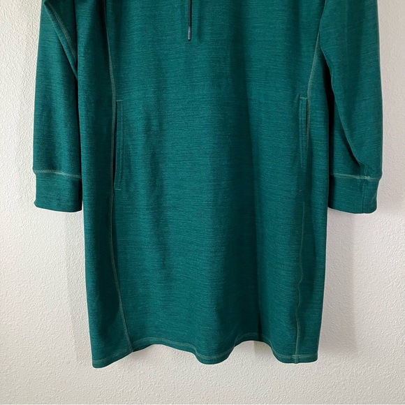 TITLE NINE by Toad & Co Intermosso Hoodie Dress Long Sleeve Gorpcore Travel L - Picture 4 of 13